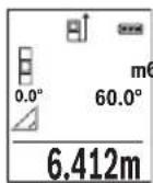 BOSCH GLM 50 C Professional - c) KocBeHHoe n3MepeHne nnHbI (cm. pnc. D) - 1