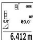BOSCH GLM 50 C Professional - c) Indirect length measurement (see figure D) - 1
