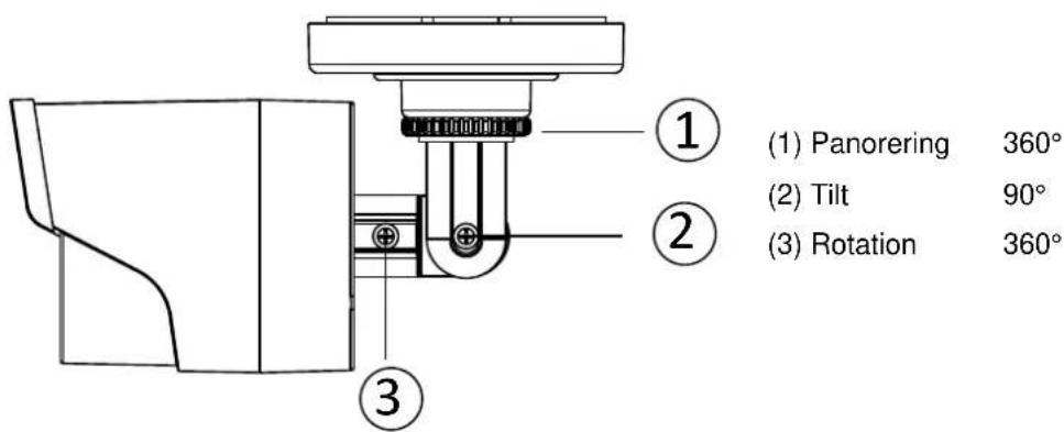 ABUS HDCC41500 - Justering af kameraet - 1