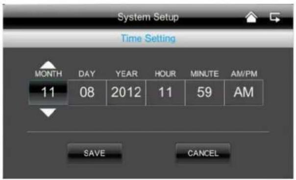 ABUS TVAC16001A - Setting the time // date - 1