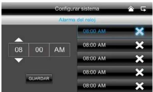 ABUS TVAC16001A - Configurar hora // alarma - 1
