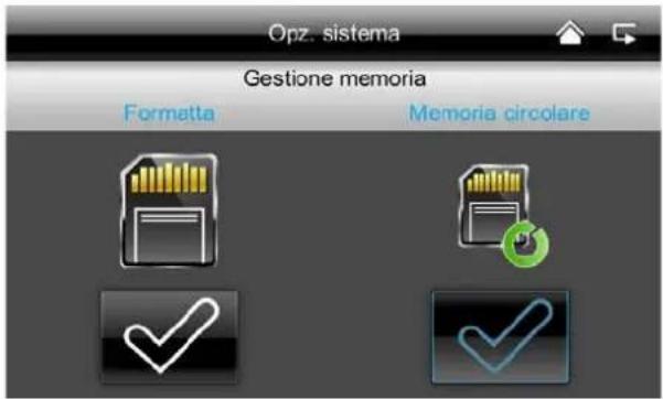 ABUS TVAC16001A - Attivazione della memoria circolare - 1