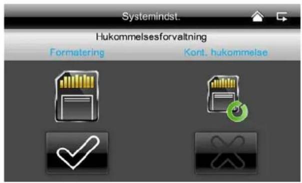 ABUS TVAC16001A - Formatering af hukommelseskort - 1