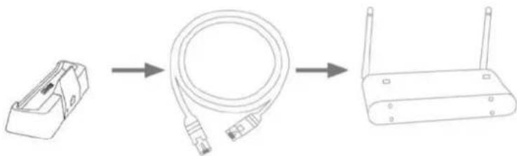 ABUS TVAC16001A - Raccordement du socle de chargement au réseau - 1