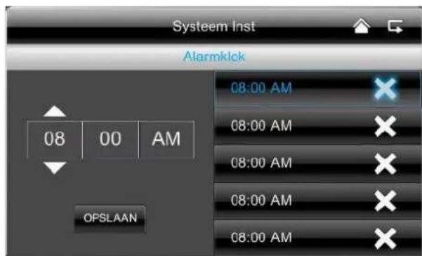 ABUS TVAC16001A - Tijd / Alarm instellen - 1