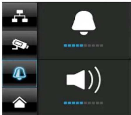 ABUS TVAC16001A - Setting the alarm and loudspeaker volume - 1