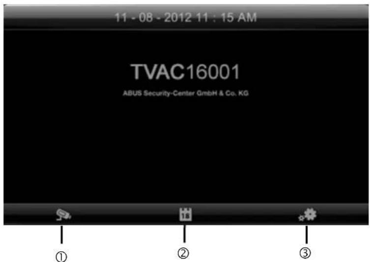 ABUS TVAC16001A - Main menu - 1