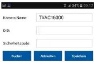 ABUS TVAC16001A - System Informationen eingeben - 1
