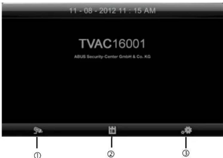 ABUS TVAC16001A - 7.1.Hauptmenu - 1
