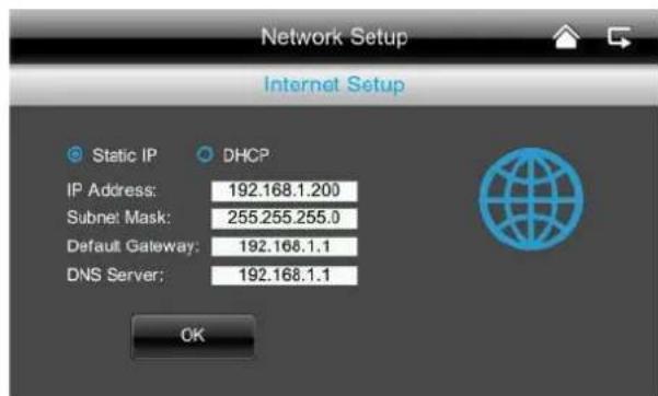 ABUS TVAC16001A - Internet settings - 1