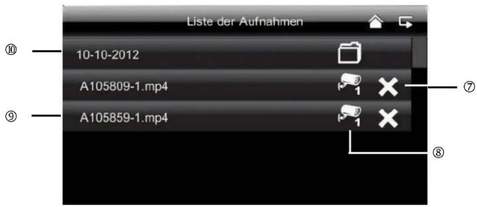 ABUS TVAC16001A - Listeder Aufnahmen - 1