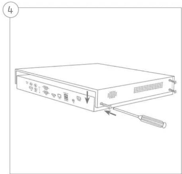 ABUS NVR10020 - INSTALLAZIONE DELL'HARDWARE - 5