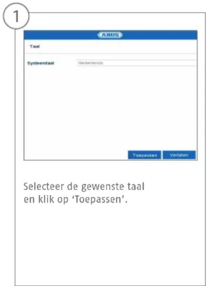 ABUS NVR10030 - SOFTWARE- INSTALLATIE - 1