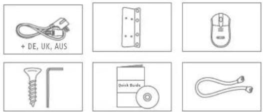 ABUS NVR10040 - INDHOLD I KASSEN: - 2