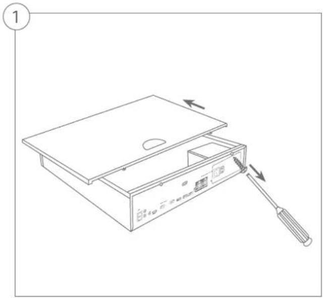 ABUS NVR10040 - INSTALLAZIONE DELL'HARDWARE - 2