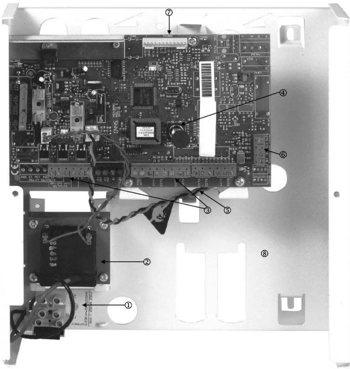 ABUS IPCB62500 - Overview of housing components - 1