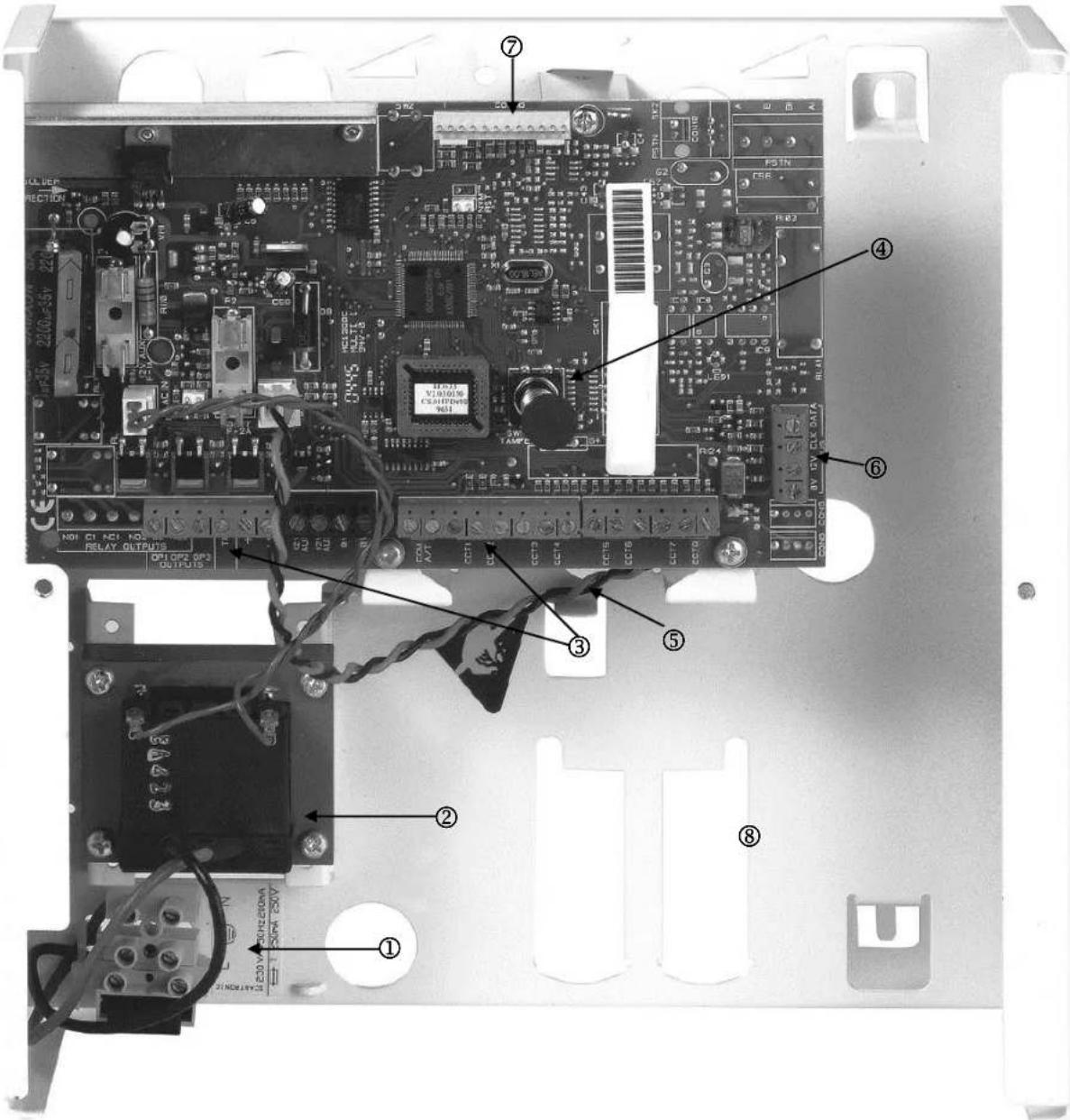 ABUS IPCB62500 - Overzicht van de componenten van het lui - 2