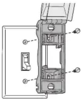 Master Lock 496B - Pose sur l'interrupteur - 1