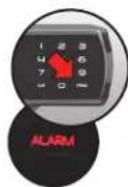 Master Lock LFW205TWC - Ustawianie alarmu - 1