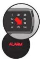 Master Lock LFW205TWC - Setarea alarmei - 1