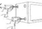 Master Lock LFW205TWC - ボルトを使用する固定方法 - 1