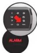 Master Lock LFW205TWC - Nastavení alarmu - 1