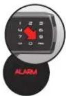 Master Lock LFW205TWC - アラームの設定 - 1