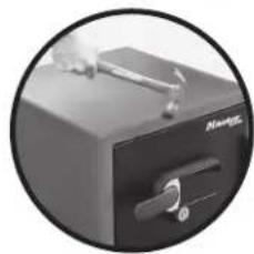 Master Lock LFW205TWC - ГРОМКАЯ ЗВУКОВАЯ СИГНАЛИЗАЦИЯ ВКЛЮЧАЕТСЯ, КОГДА: - 4