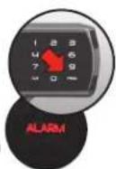 Master Lock LFW205TWC - Einstellung des Alarms - 1