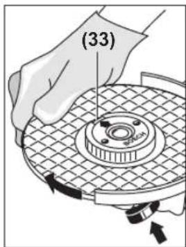 BOSCH GWS 15125 CIEP Professional - Quick-clamping nut SDS-e/ie - 1