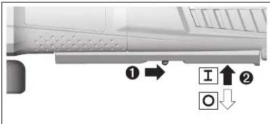 BOSCH GWS 15125 CIEP Professional - Kännistys ja pysäytys - 1