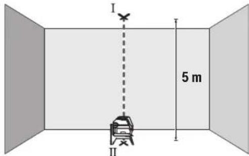 BOSCH GCL 250 CG Professional - Verificar a exatidão prumo - 1