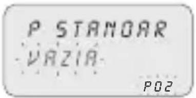 ABB D2 Plus - Selecao do tipo de programa (exemplo com P Standard): - 3