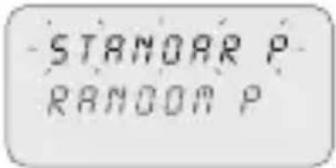 ABB D1 Synchro - Selectie van het type programme (voorbeeld met Standar P): - 1