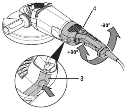 TROTEC PAGS 10230 - Pivotement de la poignée - 1