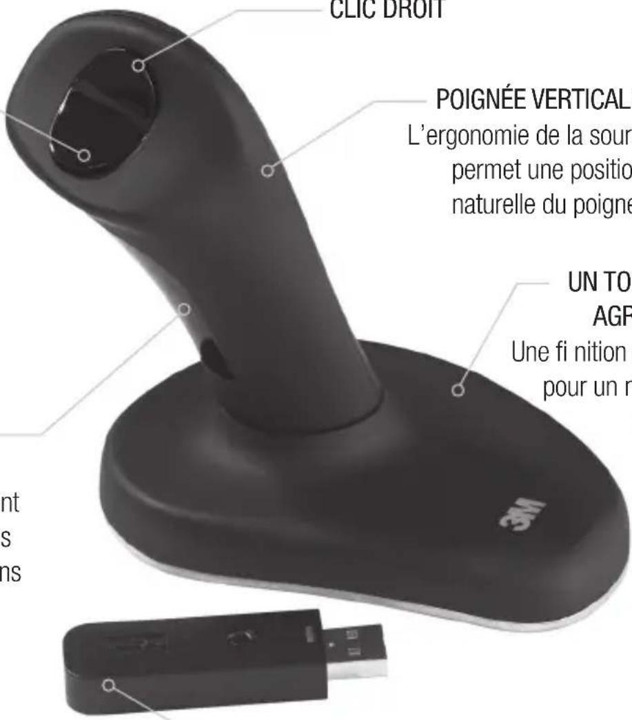 3M Ergonomic EM500GPL - LE TROISIÈME BOUTON - 1