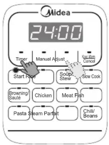 MIDEA MPC176SS - Preset Cooking - 1