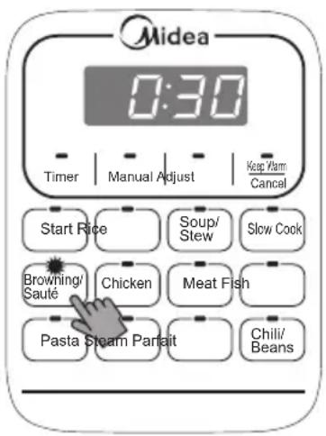 MIDEA MPC176SS - Browning/Sauté - 1