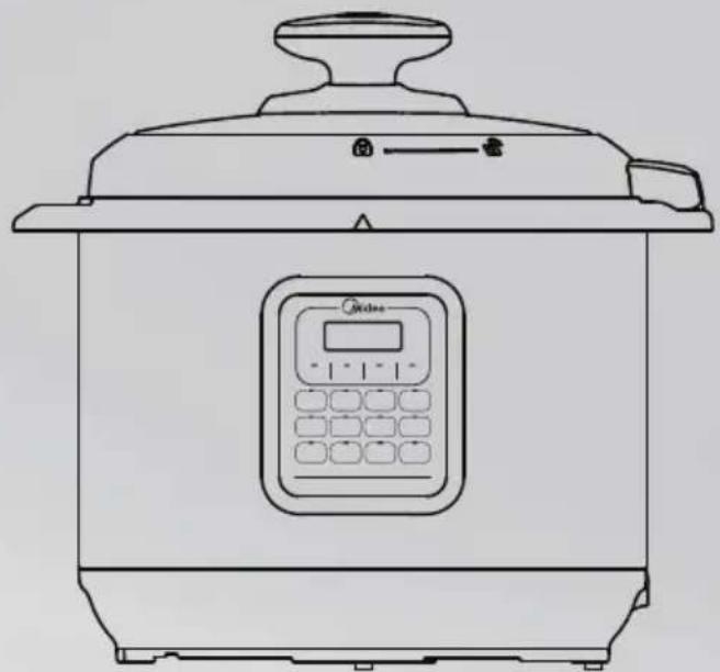 MIDEA MPC176SS - Cuiseur électrique à pression - 1