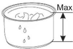 MIDEA MPC176SS - Take out inner pot, and put in food and liquid - 2