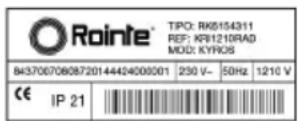 ROINTE Kyros - GARANTIA - 1