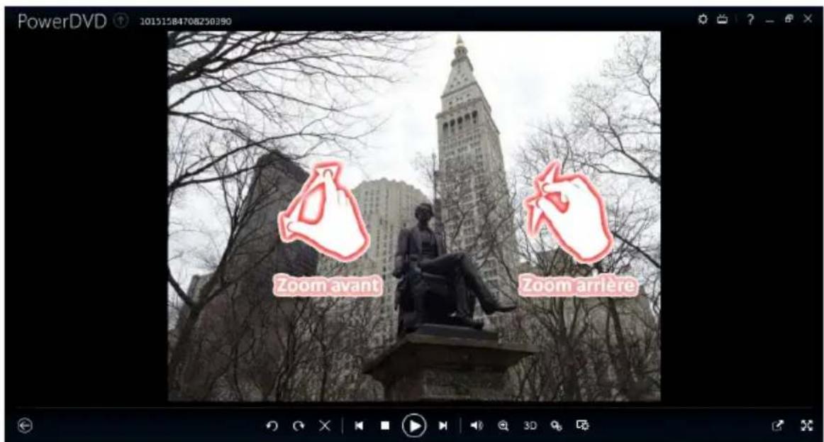 CYBERLINK PowerDVD 14 - Commandes par geste - 1