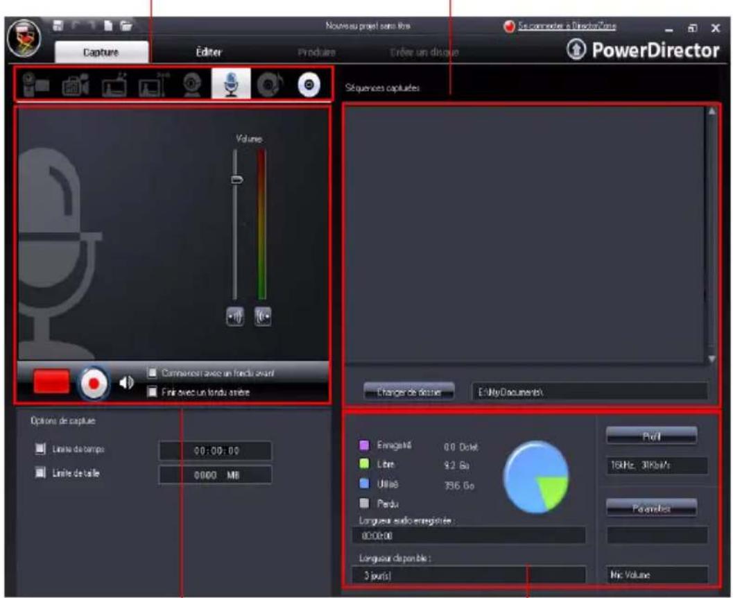 CYBERLINK PowerDirector 7 - Mode Capture - 1