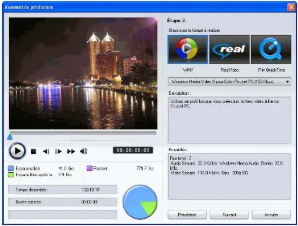 CYBERLINK PowerDirector 7 - Créer un fichier pour une lecture en continu - 1