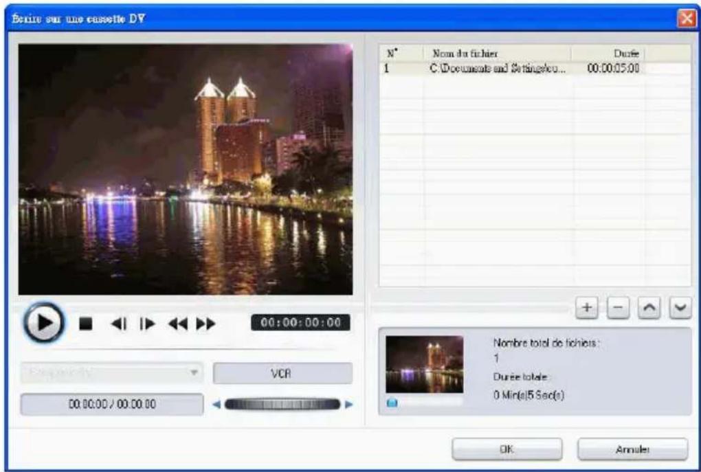 CYBERLINK PowerDirector 7 - Réécrite vers la cassette DV ou HDV - 1