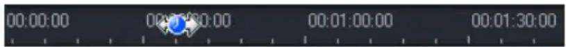 CYBERLINK PowerDirector 7 - Redimensionnement de la règle - 1