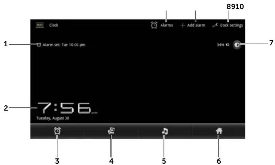 DELL Streak 7 - Clock (Horloge) - 2