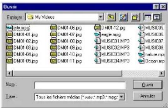 CYBERLINK PowerDirector 2.1 - Importation dans la Bibliothèque - 1