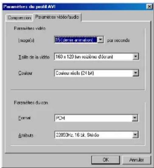 CYBERLINK PowerDirector 2.1 - Configuration de profils AVI - 2