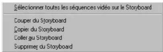 CYBERLINK PowerDirector 2.1 - Fonctions du Storyboard - 4